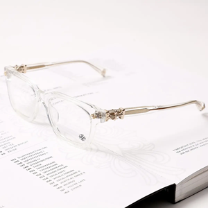 Chrome Hearts  クロムハーツ スーパーコピー COX UCKER BK-18KGP クリスタル メガネフレーム