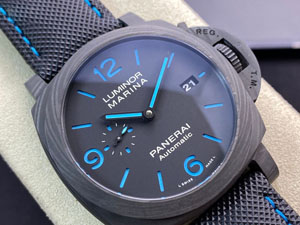 【VS工場出品】OFFICINE PANERAI パネライ スーパーコピー ルミノール マリーナ カーボテック PAM01661 44mm