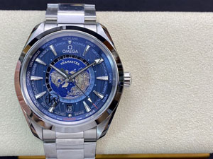 【VS工場出品】OMEGA スーパーコピー オメガ シーマスターアクアテラGMT ワールドタイマーマスター 220.10.43.22.03.001