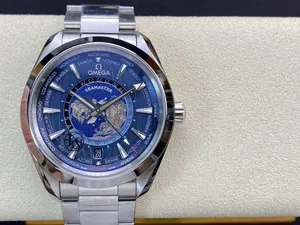 【VS工場出品】OMEGA スーパーコピー オメガ シーマスターアクアテラGMT ワールドタイマーマスター 220.10.43.22.03.001