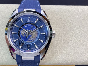 【VS工場出品】OMEGA スーパーコピー オメガ シーマスターコーアクシャル アクアテラ マスタークロノメーター GMT ワールドタイマ 220.12.43.22.03.001