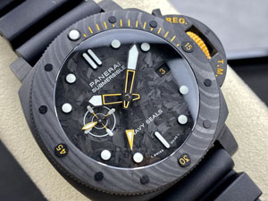 【VS工場出品】OFFICINE PANERAI パネライ スーパーコピー ルミノール サブマーシブル GMT カーボテック? ネイビーシールズ PAM01324  44mm