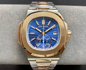 【3K工場出品】PATEK PHILIPPE パテックフィリップ スーパーコピー ノーチラス クロノグラフ 5980/1AR-001 ブルー 44MM