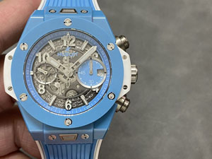 【BBF工場出品】ウブロ スーパーコピー HUBLOT ビッグ?バン ウニコ スカイブルー 441.EX.5120.RX 42MM