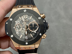 【BBF工場出品】ウブロ スーパーコピー HUBLOT ビッグ?バン ウニコ キングゴールド 421.OM.1180.RX 42MM