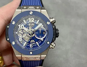 【BBF工場出品】ウブロ スーパーコピー HUBLOT ビッグ?バン ウニコ チタニウム ブルーセラミック 441.NL.5171.RX 42MM
