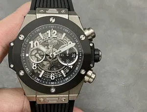 【BBF工場出品】ウブロ スーパーコピー HUBLOT ビッグ?バン ウニコ チタニウムセラミック 441.NM.1171.RX 42MM