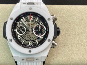 【HB工場出品】ウブロ スーパーコピー ウブロ HUBLOT ビッグバン ウニコ ホワイトセラミック 411.HX.1170.RX