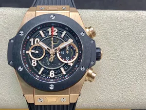 【HB工場出品】ウブロ スーパーコピー ウブロ HUBLOT ビッグバン ウニコ キングゴールドセラミック 441.OM.1181.RX