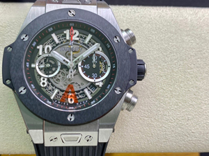 【HB工場出品】ウブロ スーパーコピー ウブロ HUBLOT ビッグバン ウニコ チタニウムセラミック 441.NM.1170.RX