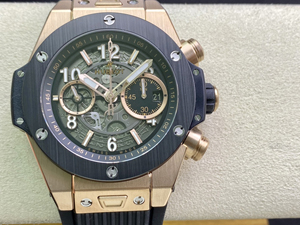 【ZF工場出品】ウブロ スーパーコピー HUBLOTウブロ HUBLOT ビッグバン ウニコ キングゴールドセラミック 421.OM.1180.RX