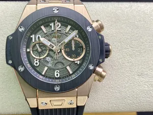 【ZF工場出品】ウブロ スーパーコピー HUBLOTウブロ HUBLOT ビッグバン ウニコ キングゴールドセラミック 421.OM.1180.RX