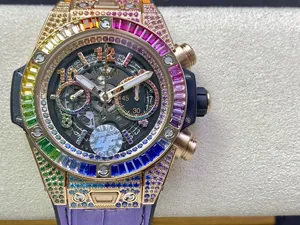 【ZF工場出品】ウブロ スーパーコピー HUBLOT ビッグバン ウニコ キングゴールド レインボー 411.OX.9910.LR.0999