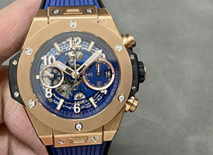 【BBF工場出品】ウブロ スーパーコピー HUBLOT ビッグ?バン ウニコ キングゴールド ブルー 421.OX.5180.RX  41 mm