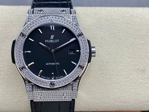 【HB工場出品】ウブロ スーパーコピー HUBLOT クラシックフュージョン ダイヤモンド 542.NX.1171.LR.1704  42mm