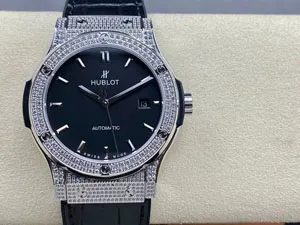 【HB工場出品】ウブロ スーパーコピー HUBLOT クラシックフュージョン ダイヤモンド 542.NX.1171.LR.1704  42mm