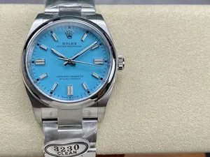 【CLEAN工場出品】ロレックス スーパーコピー オイスターパーペチュアル 126000-0007 36MM ターコイズブルー ムーブメント3235