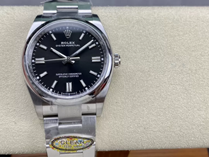 【CLEAN工場出品】ロレックス スーパーコピー オイスターパーペチュアル 126000 ブラック 36MM ムーブメント3230