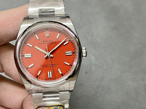 【CLEAN工場出品】ロレックス スーパーコピー オイスターパーペチュアル 126000 レッド 36MM ムーブメント3230