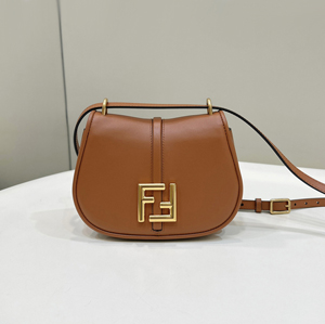 【FENDI】フェンディ スーパーコピー カモン スモール ブラウンレザー バッグ 8BS082AQ0LF1EYH