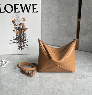 【LOEWE】 ロエベ スーパーコピー パズルフォルド ポーチ（シャイニーナパカーフ）ウォームデザート C510PT1X01