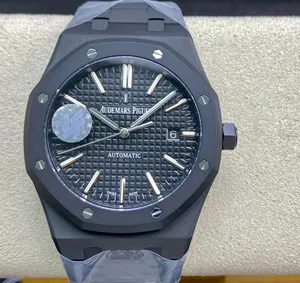 オーデマ?ピゲ スーパーコピー ロイヤルオーク DLC ブラック 41MM 15400【ZF工場出品】
