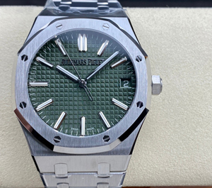 オーデマ?ピゲ スーパーコピー ロイヤル?オーク オートマティック “50周年記念” グリーン  41MM 15510ST.OO.1320ST.04【ZF工場出品】