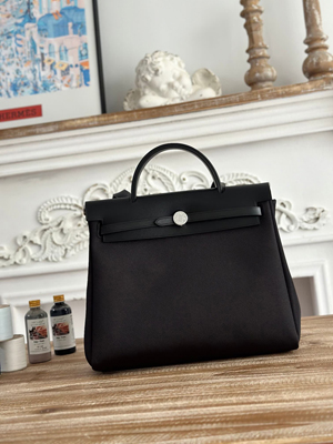 Hermès エルメス スーパーコピー エールバッグ ジップ 31 トートバッグ ノワール（H078971CCAA）