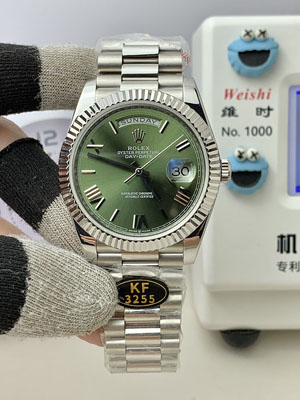 KF工場 ロレックス デイデイト 40 228236 cal.3255/cal.2836 ムーブメント 195g/215g 1:1精度