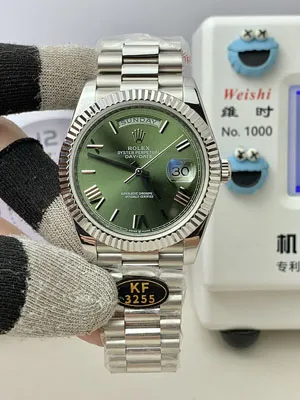 KF工場 ロレックス デイデイト 40 228236 cal.3255/cal.2836 ムーブメント 195g/215g 1:1精度
