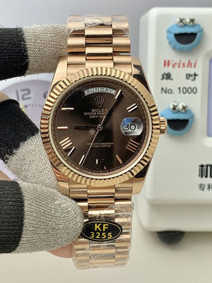 KF工場 ロレックス デイデイト 40 228235 ローマ cal.3255/cal.2836 ムーブメント 195g/215g 1:1精度