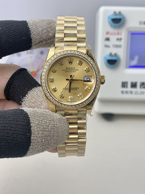GS工場 ロレックス デイトジャスト31 178288G 金無垢 ユニセックス Cal. 2236ムーブメント 1:1精度