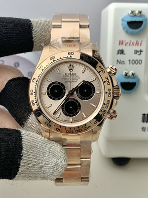 QF工場 ロレックス コスモグラフ デイトナ ピンクゴールド＆エバーローズゴールド 126505 904L Cal. 4131ムーブメント 1:1精度