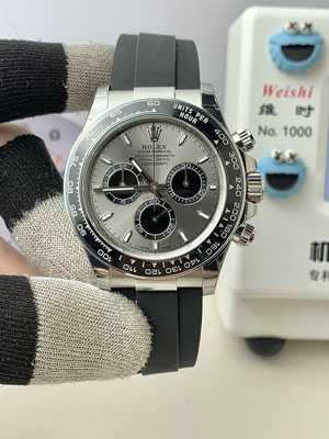 BT工場 ロレックス デイトナ 18KWG スチール×ブラック 126519LN Cal. 4131ムーブメント 1:1精度