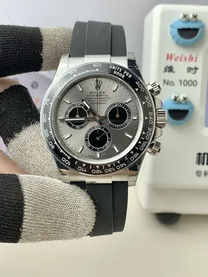 BT工場 ロレックス デイトナ 18KWG スチール×ブラック 126519LN Cal. 4131ムーブメント 1:1精度
