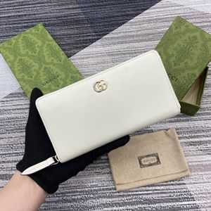 GUCCI グッチ ツートン ダブルG ジップ ウォレット ホワイト（790057 0QG0G 1712）