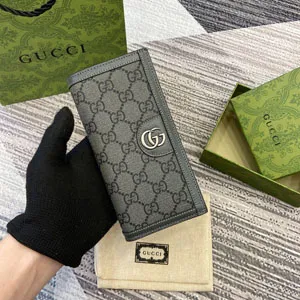GUCCI グッチ オフィディア ロングウォレット グレー 791746