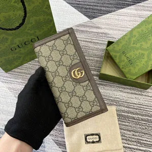 GUCCI グッチ オフィディア ロングウォレット ブラウン 791746