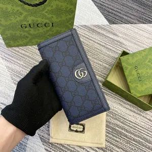 GUCCI グッチ オフィディア ロングウォレット ダークブルー 791746