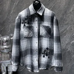 Chrome Hearts BS Flare Cross Shirt Jacket クロムハーツ BS フレア クロス シャツ ジャケット（Chrome Hearts 42）