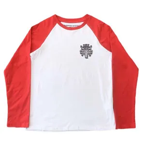 Chrome Hearts Center Back Print Logo Long Tee クロムハーツ センター バック プリント ロングTシャツ ホワイト/レッド（Chrome Hearts 173）