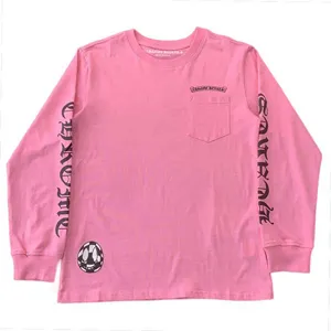 Chrome Hears Vanity Affalr Long Tee クロムハーツ バニティ アファル ロング Tシャツ ピンク（Chrome Hearts 172）