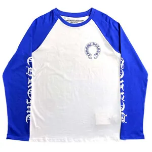 Chrome Hears Normal Logo Long Tee Blue クロムハーツ ノーマルロゴ ロング Tシャツ ブルー（Chrome Hearts 167）