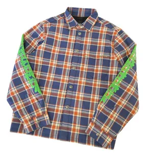 Chrome Hearts Check Arm Cross Shirt クロムハーツ チェック アーム クロス シャツ（Chrome Hearts 8）