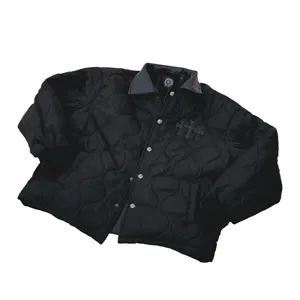 Chrome Hearts Cross Quilting Jacket クロムハーツ クロス キルティング ジャケット ブラック（Chrome Hearts 27）