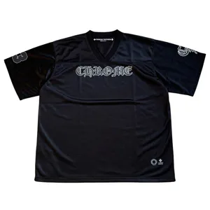 Chrome Hearts Mesh Warm Jersey shirt クロムハーツ メッシュ ウォーム ジャージ シャツ ブラック（Chrome Hearts 115）