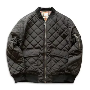 Burberry London Quilted Bomber Jacket バーバリー ロンドン キルティング ボンバージャケット ブラック（Burberry 4）