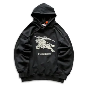 Burberry Embroidery Logo Sweat Parker バーバリー エンブロイダリー ロゴ スウェット パーカー ブラック（Burberry 2）?