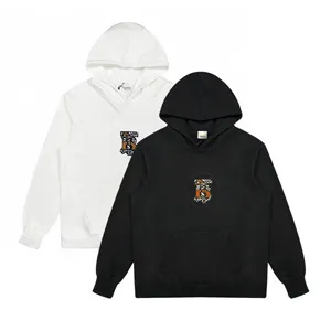 Burberry Monogram Cotton Sweat Parker バーバリー モノグラム コットン スウェット パーカー ブラックとホワイト（Burberry 56）