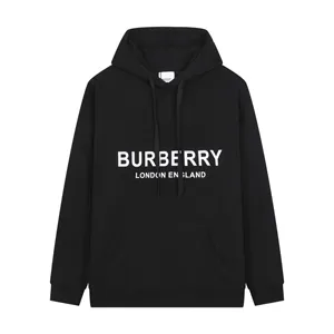 Burberry London England Sweat Parker バーバリー ロンドン イングランド スウェット パーカー ブラック（Burberry 6）